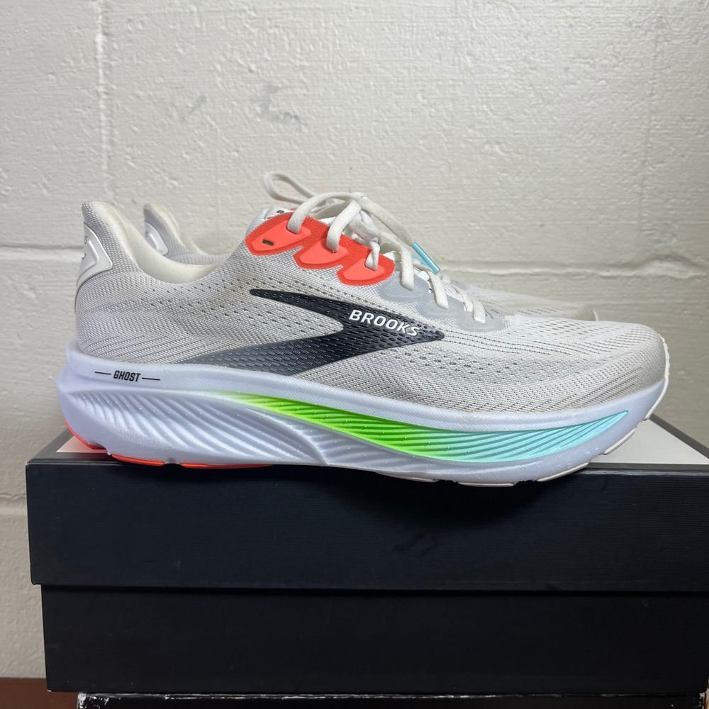 Brooks Ghost 17 1104421D112 Gray Athletic Running Shoes Sneakers Men's 12.5 D